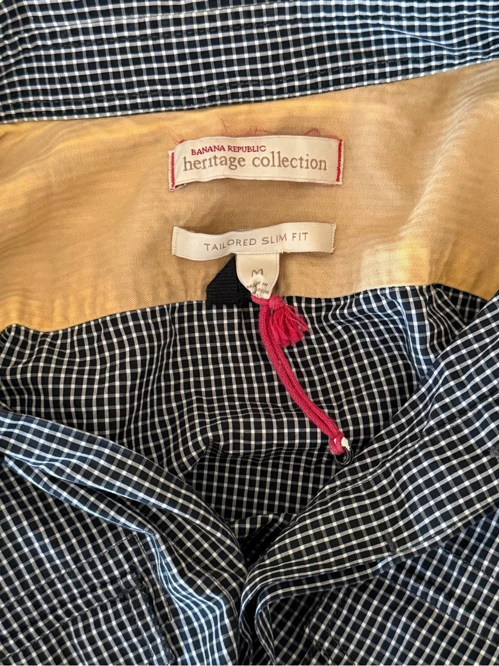 Vintage Banana Republic Heritage Col Men's Button-Down Shirt